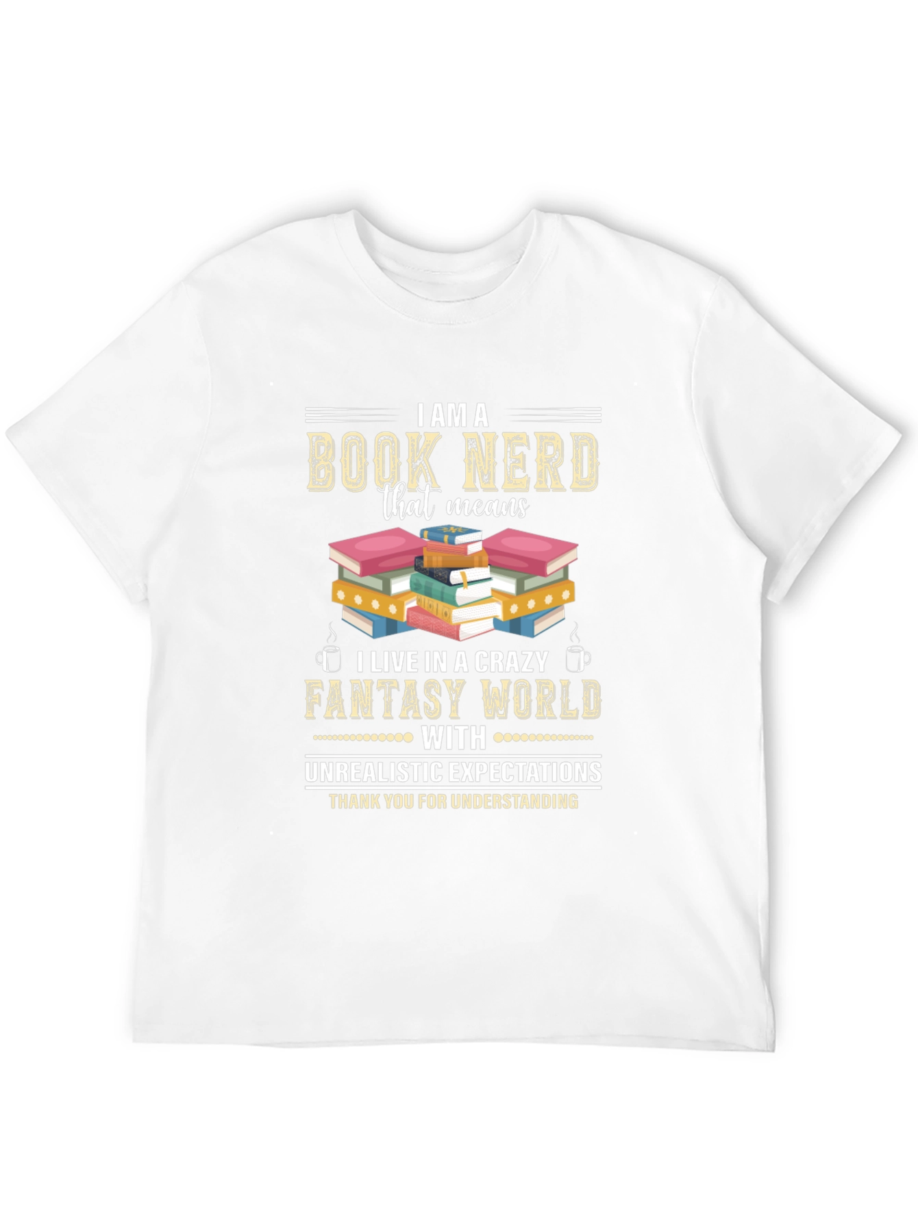 Book Nerd Fantasy World T-Shirt