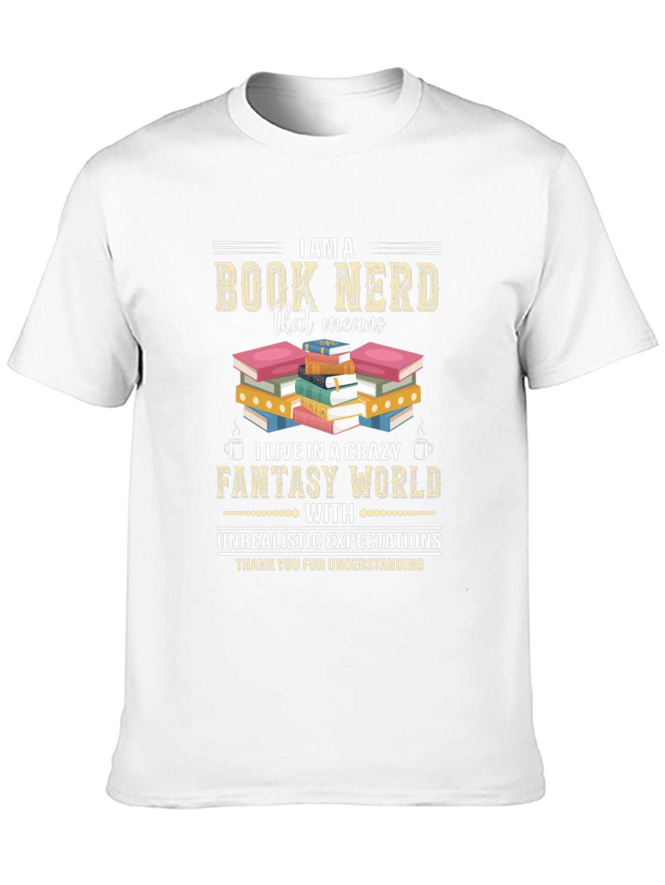 Book Nerd Fantasy World T-Shirt