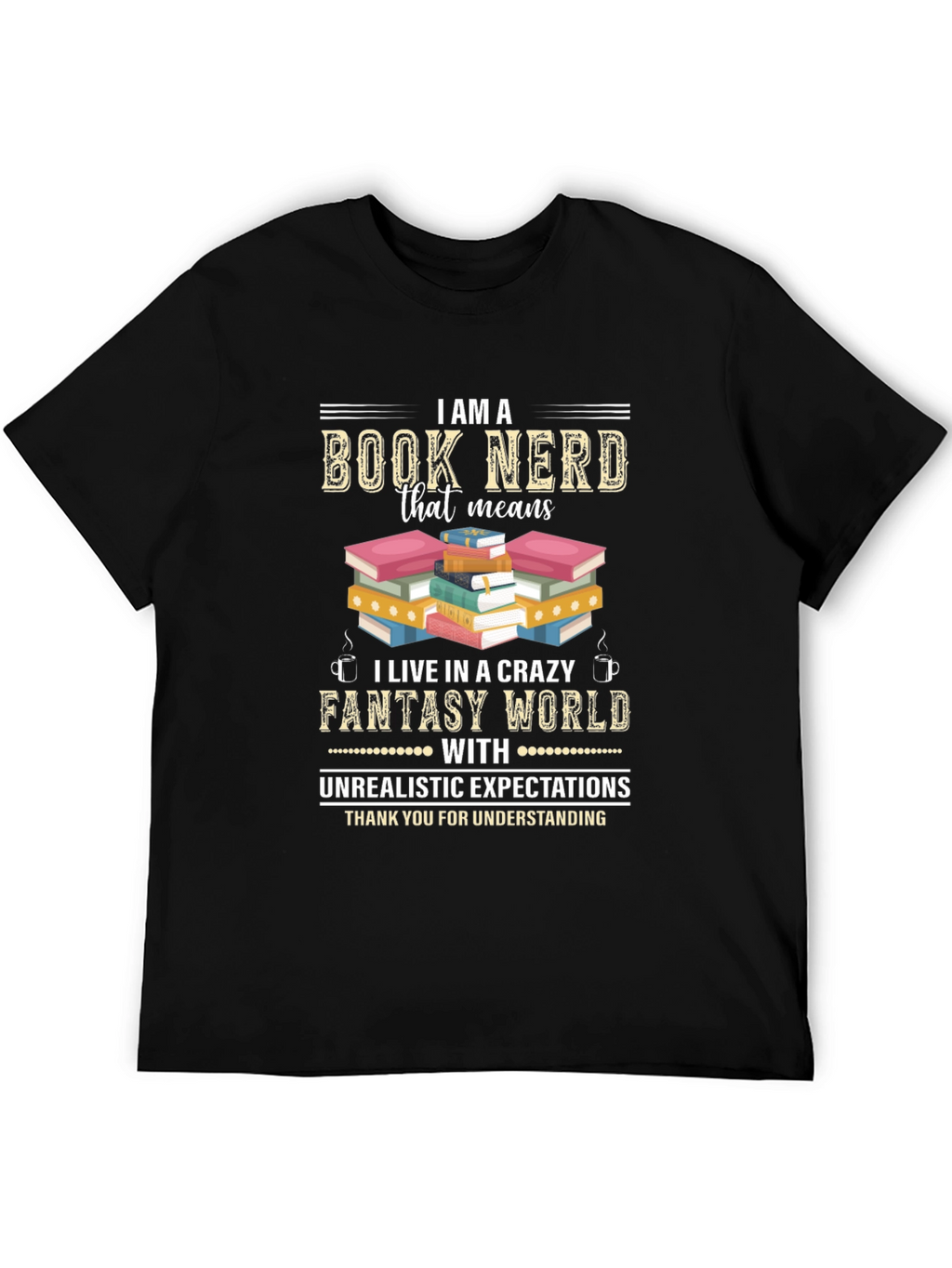 Book Nerd Fantasy World T-Shirt