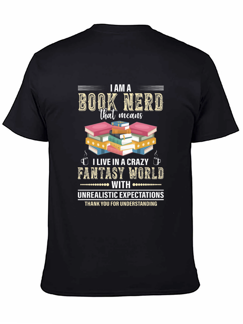 Book Nerd Fantasy World T-Shirt