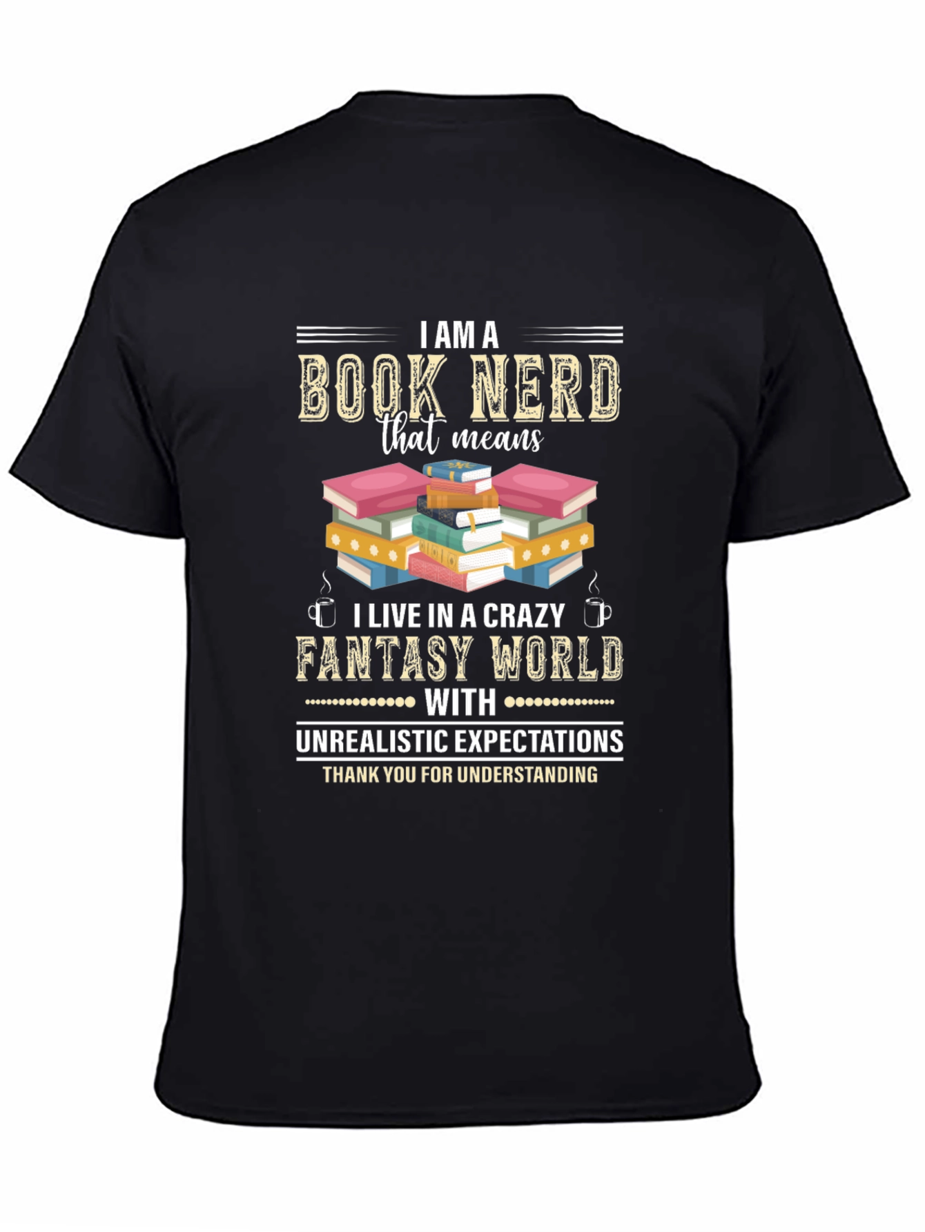 Book Nerd Fantasy World T-Shirt