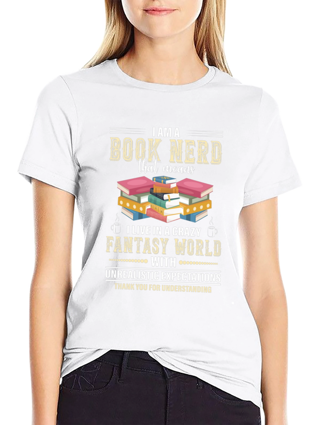 Book Nerd Fantasy World T-Shirt