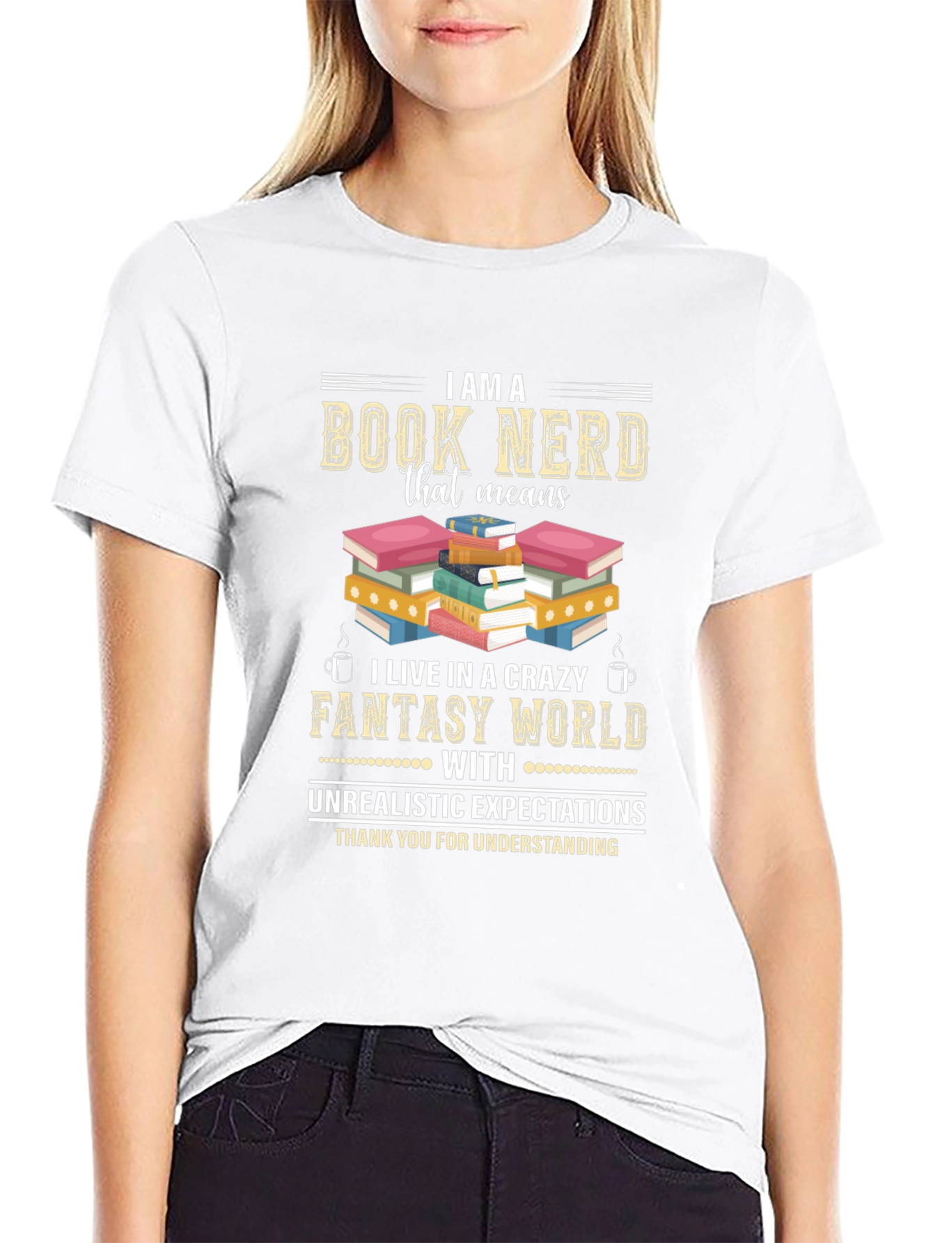 Book Nerd Fantasy World T-Shirt