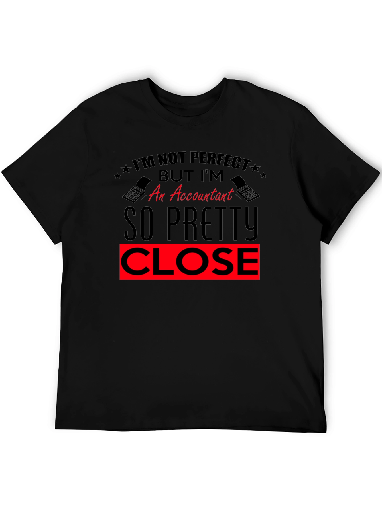 Accountant Graphic T-Shirt - Pretty Close to Perfect