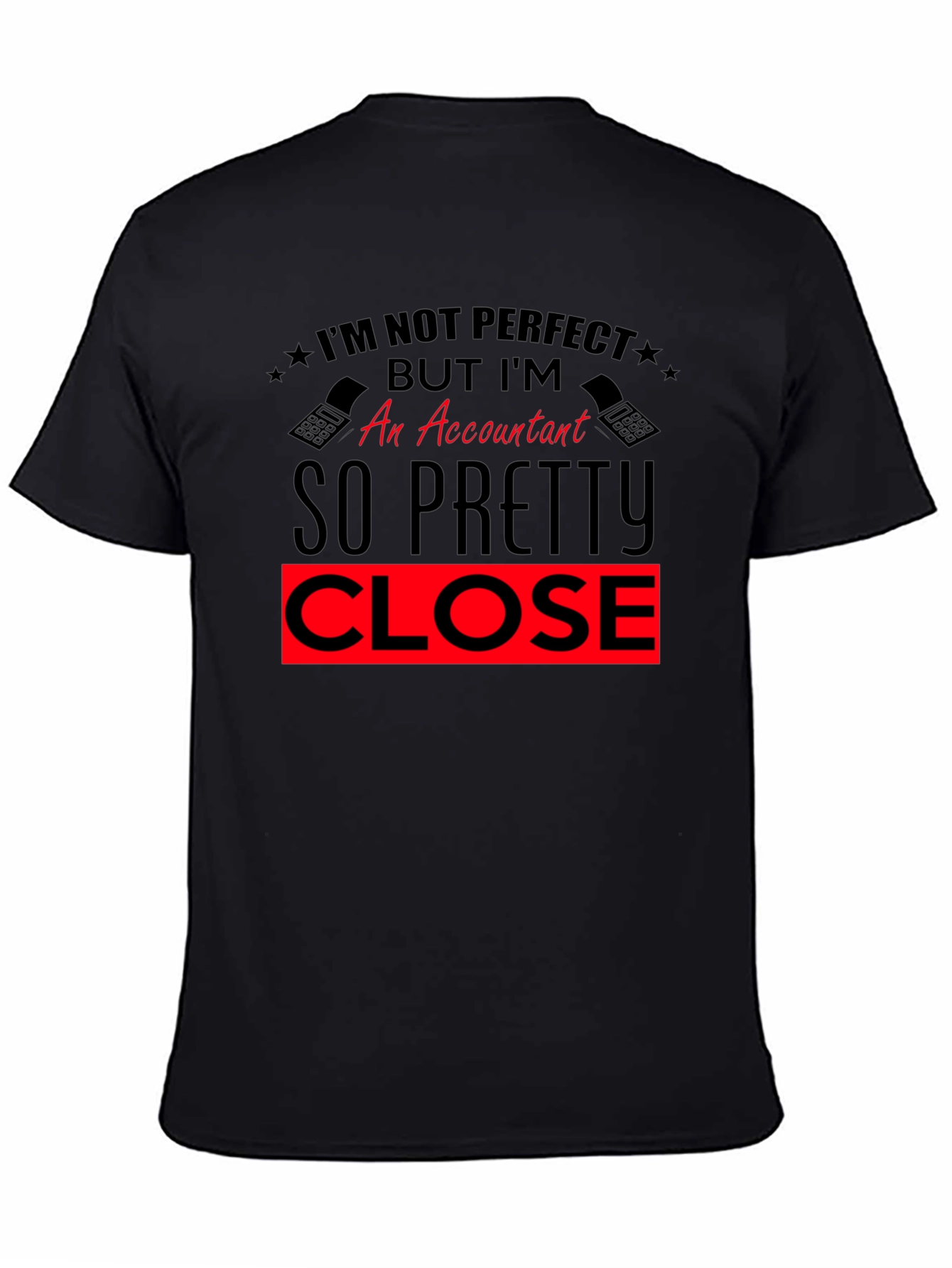 Accountant Graphic T-Shirt - Pretty Close to Perfect