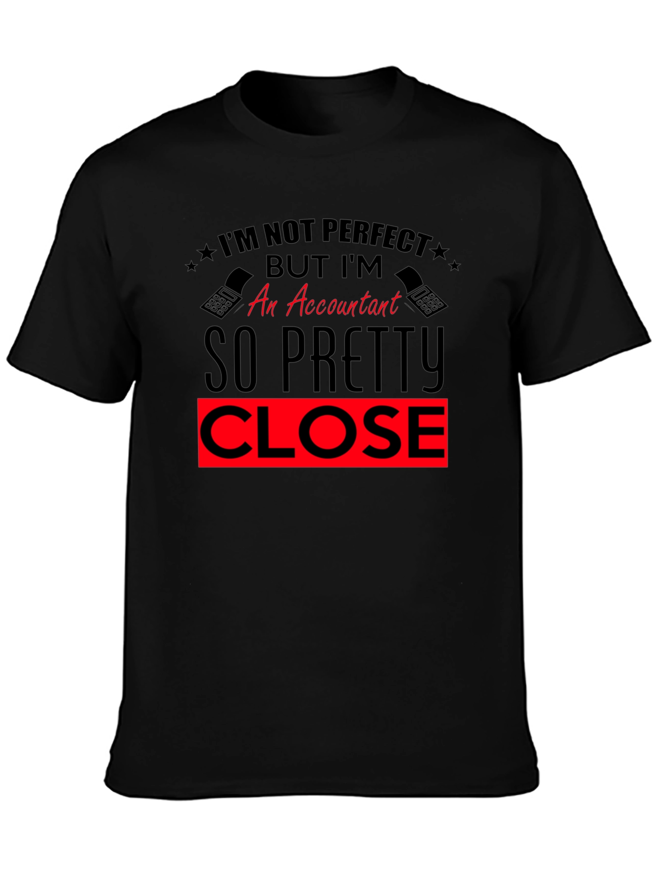 Accountant Graphic T-Shirt - Pretty Close to Perfect