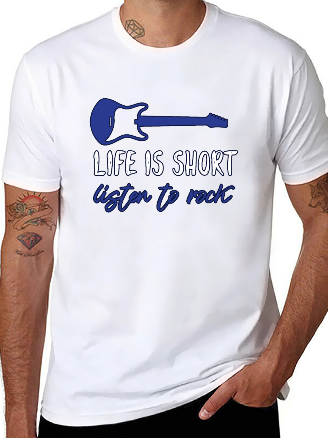 Life Is Short Rock Music T-Shirt
