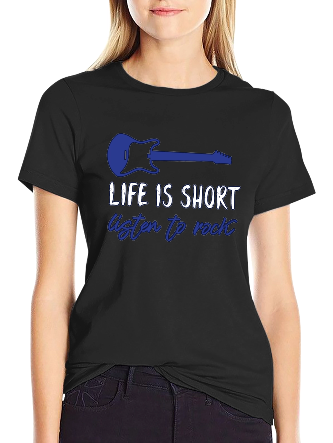 Life Is Short Rock Music T-Shirt
