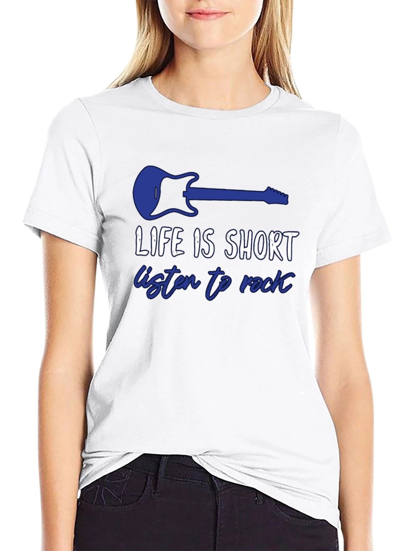 Life Is Short Rock Music T-Shirt
