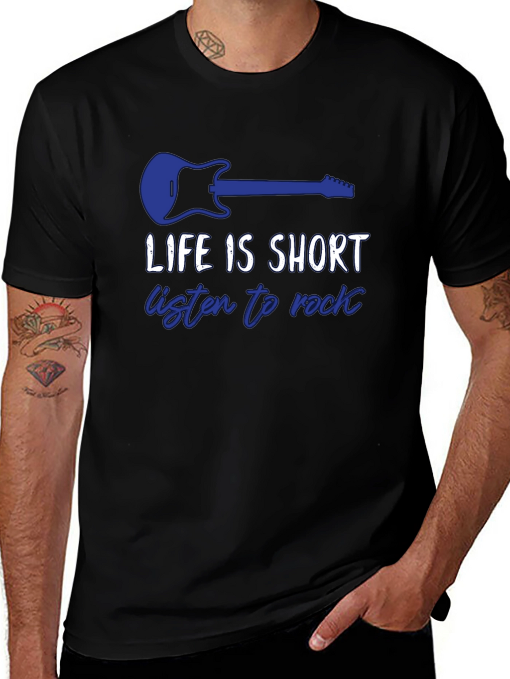Life Is Short Rock Music T-Shirt