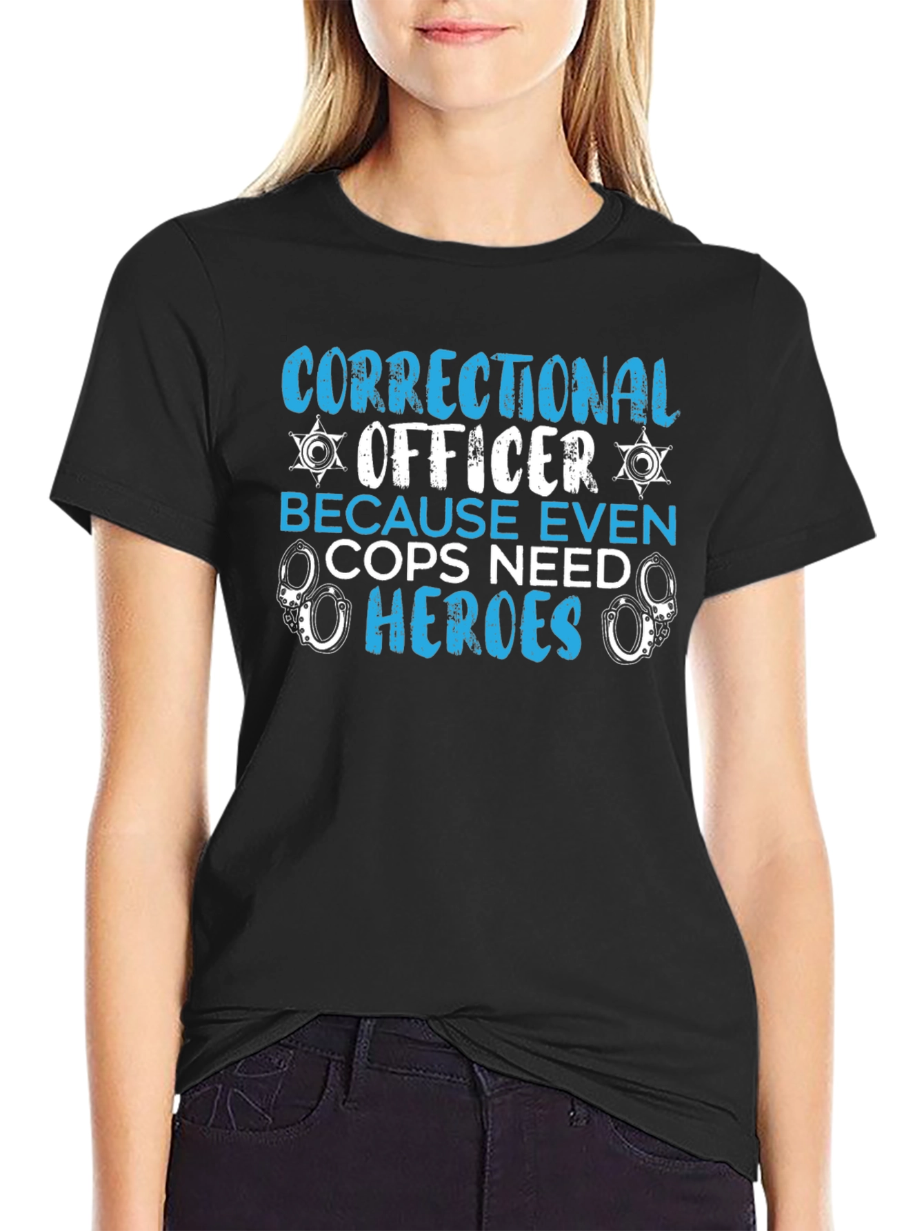 Correctional Officer Heroes Graphic T-Shirt