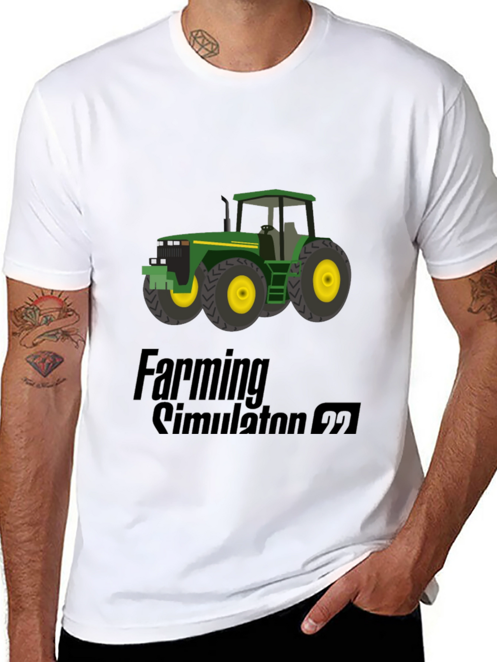 Farming Simulator 22 Tractor Graphic T-Shirt