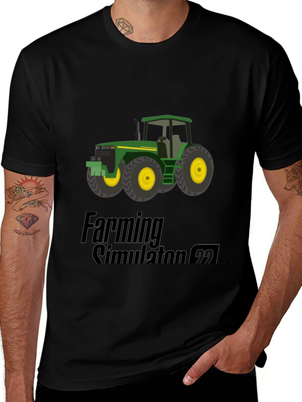 Farming Simulator 22 Tractor Graphic T-Shirt