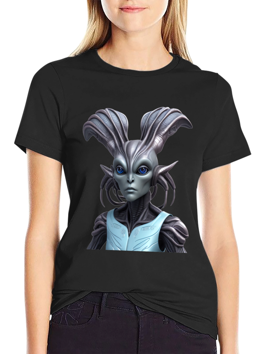 Alien Graphic Tee - Sci-Fi Fashion