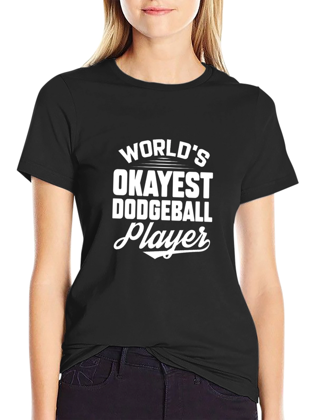Okayest Dodgeball Player Graphic Tee