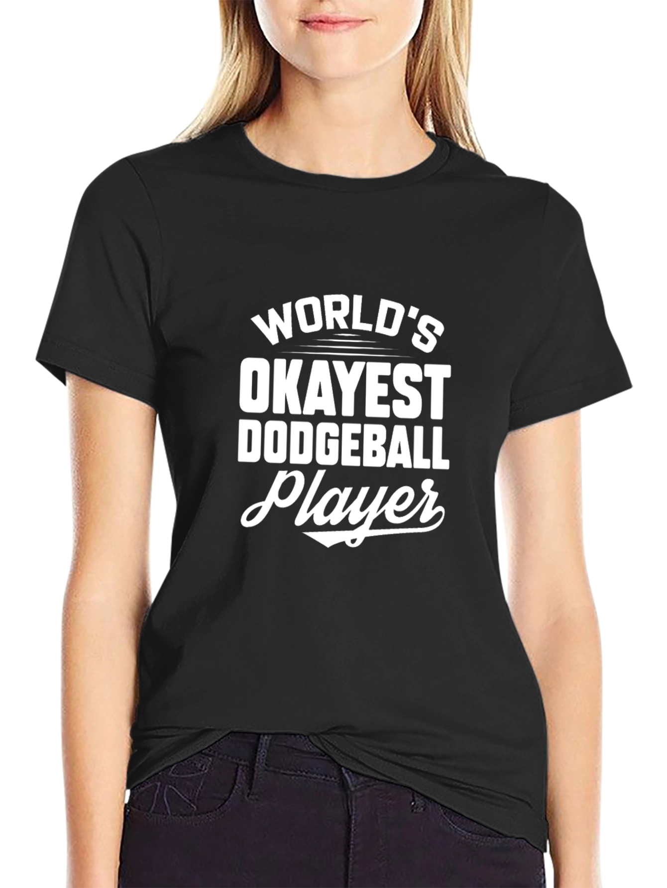 Okayest Dodgeball Player Graphic Tee