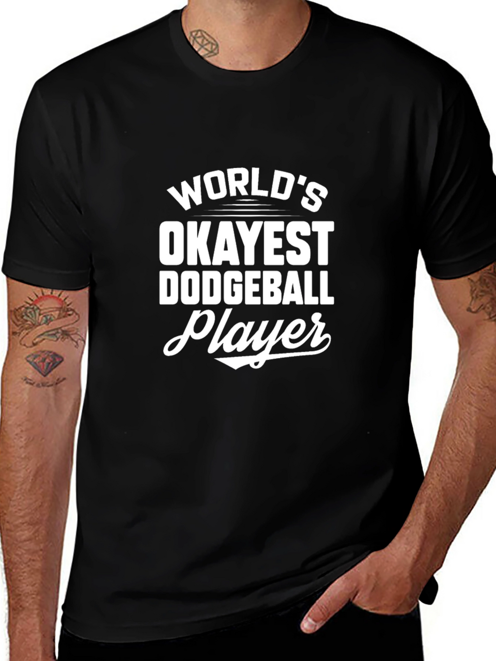 Okayest Dodgeball Player Graphic Tee