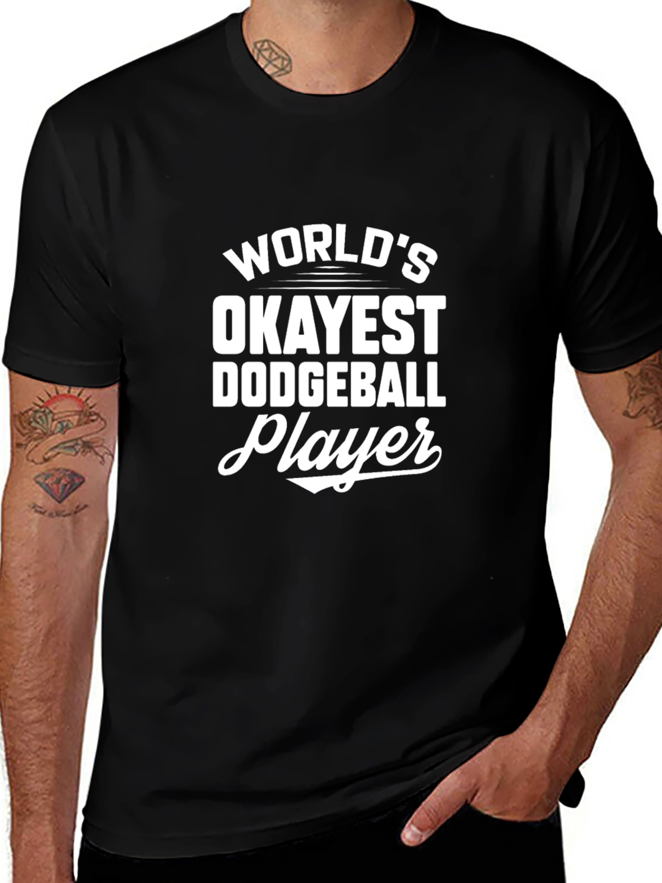 Okayest Dodgeball Player Graphic Tee