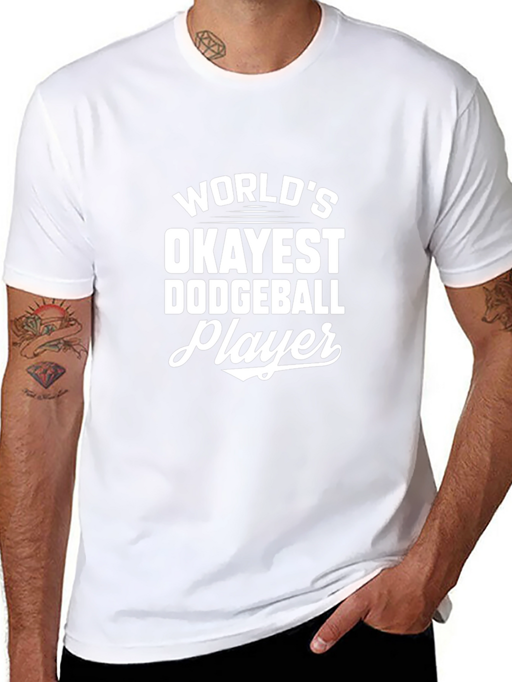 Okayest Dodgeball Player Graphic Tee
