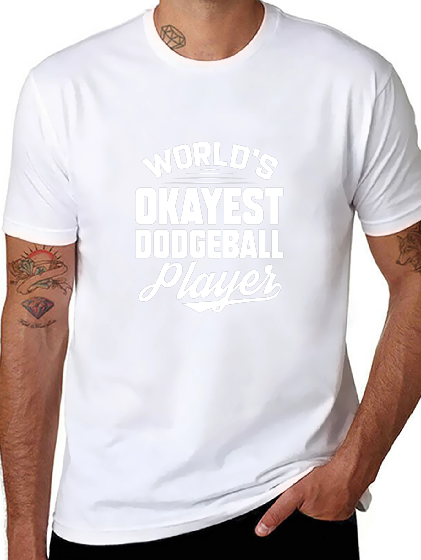 Okayest Dodgeball Player Graphic Tee