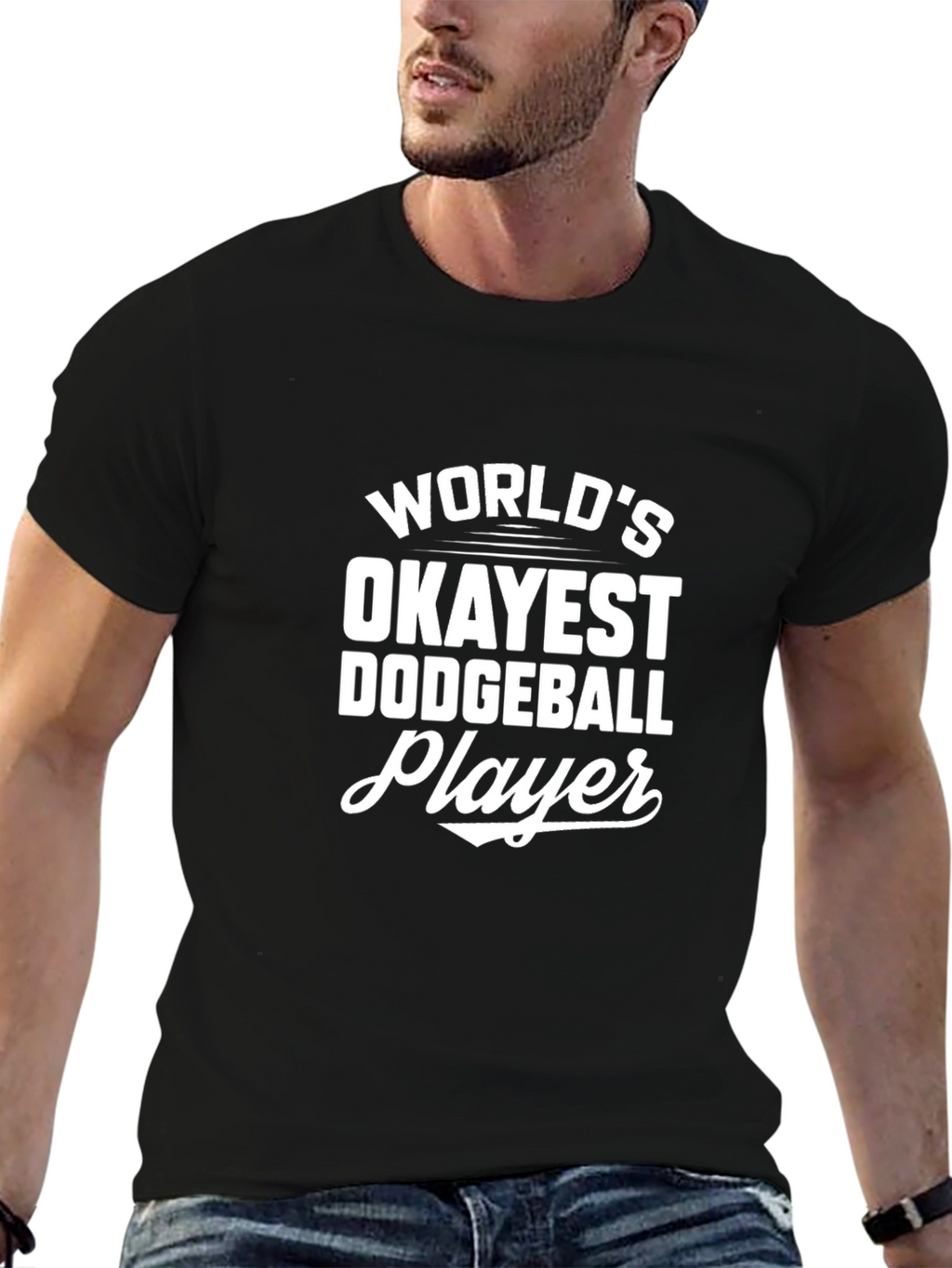 Okayest Dodgeball Player Graphic Tee