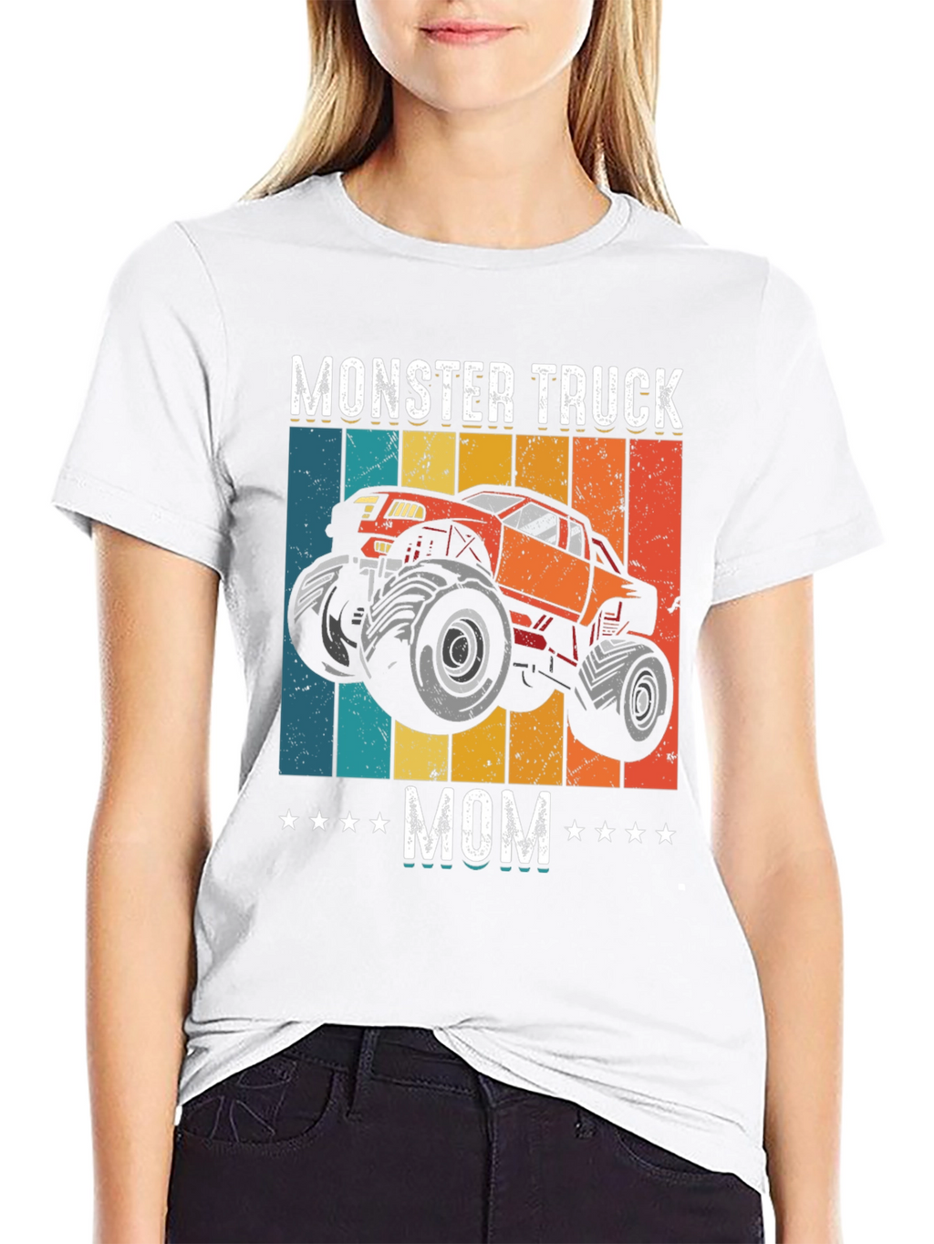 Monster Truck Mom Graphic Tee - Fun & Stylish!