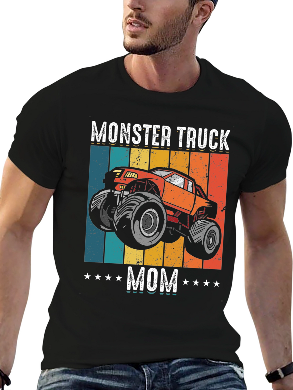 Monster Truck Mom Graphic Tee - Fun & Stylish!