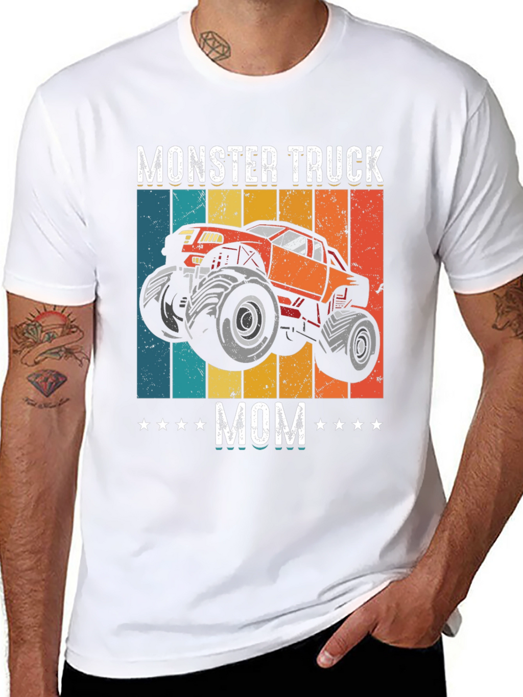 Monster Truck Mom Graphic Tee - Fun & Stylish!