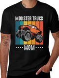 Monster Truck Mom Graphic Tee - Fun & Stylish!