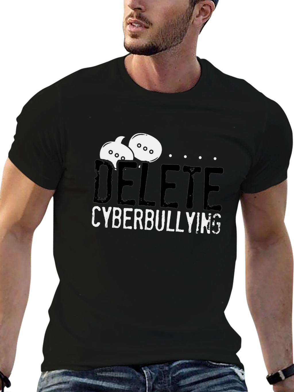 Delete Cyberbullying T-Shirt - Anti-Bullying Tee