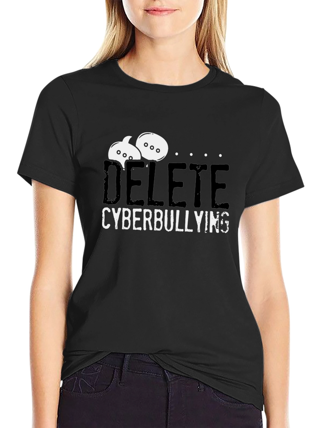 Delete Cyberbullying T-Shirt - Anti-Bullying Tee