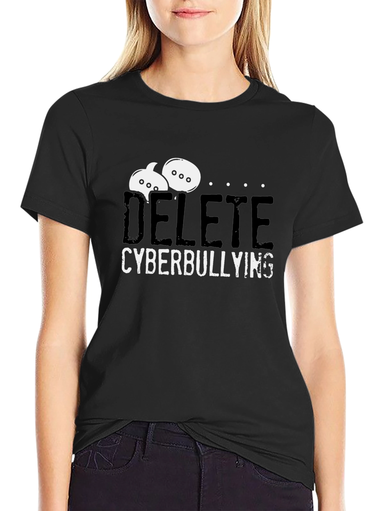 Delete Cyberbullying T-Shirt - Anti-Bullying Tee