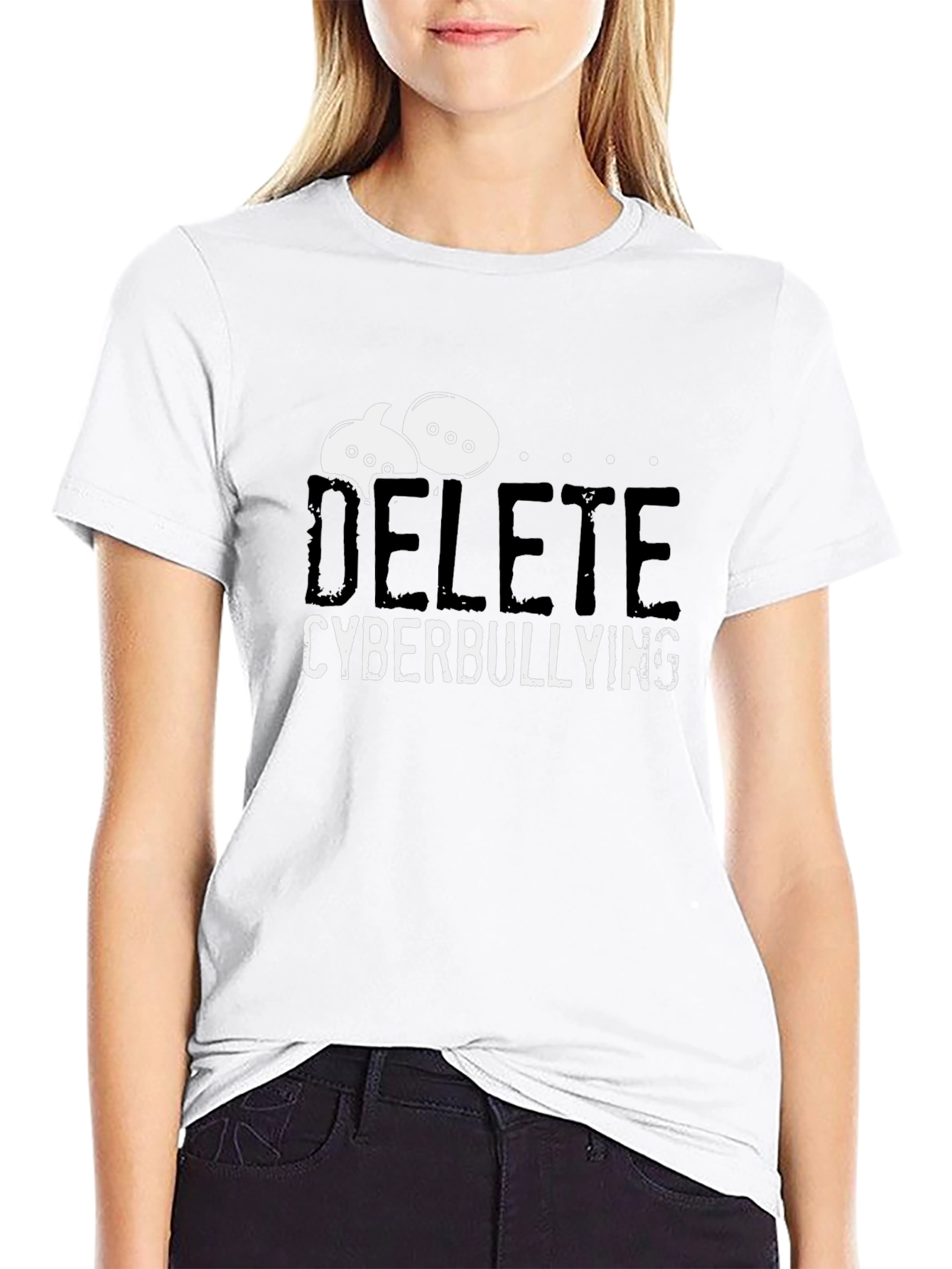 Delete Cyberbullying T-Shirt - Anti-Bullying Tee