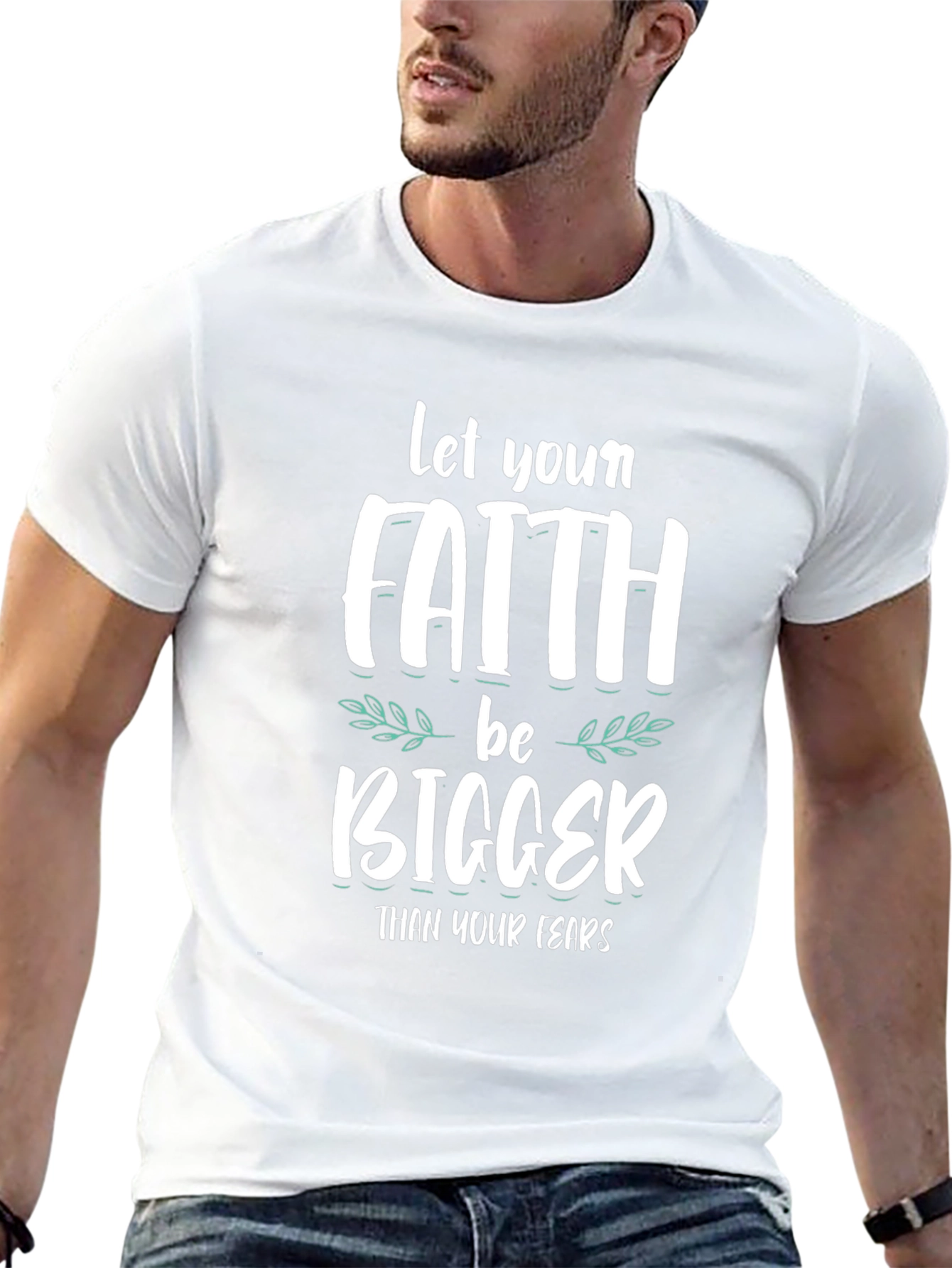Faith Over Fear Graphic Tee - Unisex Cotton T-Shirt