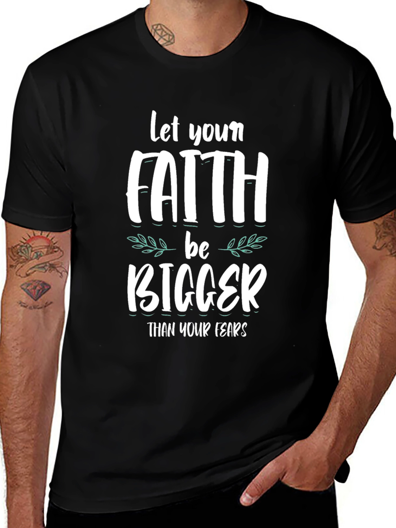 Faith Over Fear Graphic Tee - Unisex Cotton T-Shirt