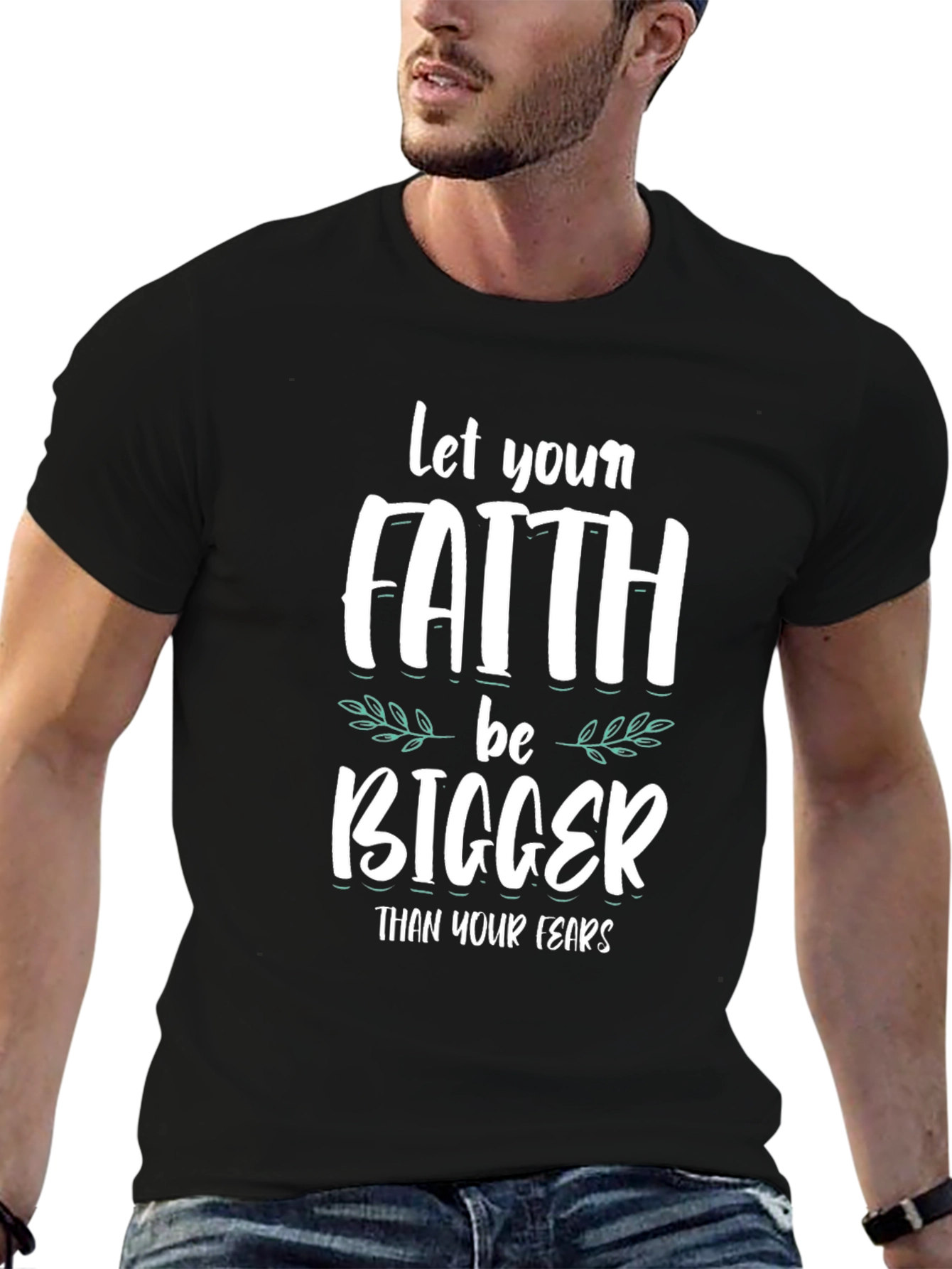 Faith Over Fear Graphic Tee - Unisex Cotton T-Shirt