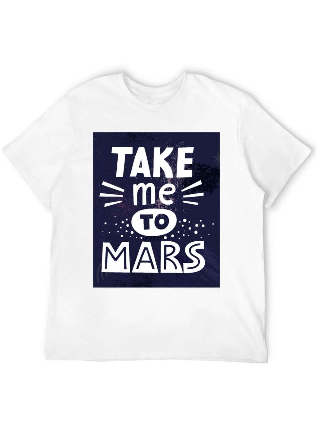 Take Me To Mars Graphic Tee - Black