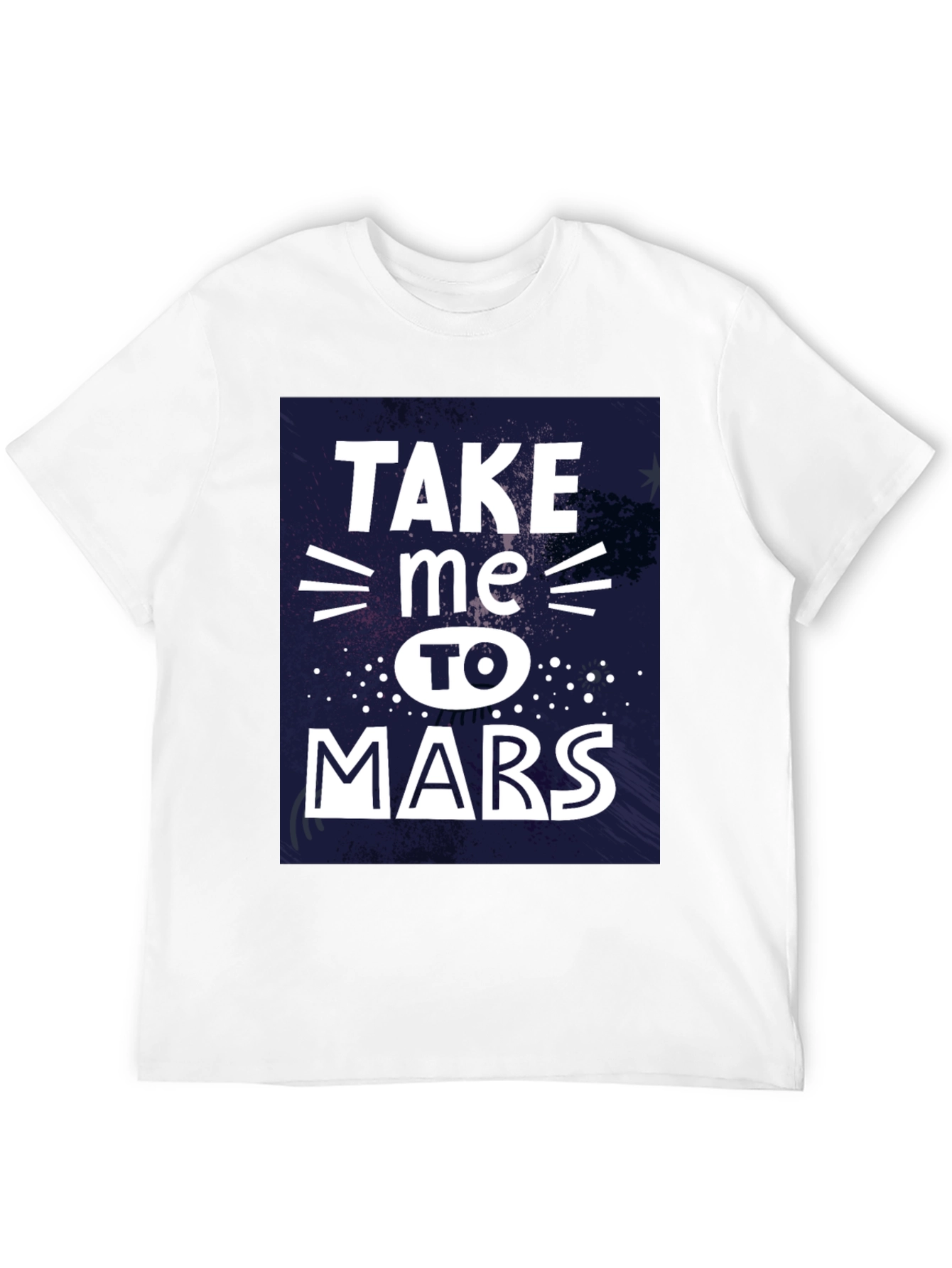Take Me To Mars Graphic Tee - Black