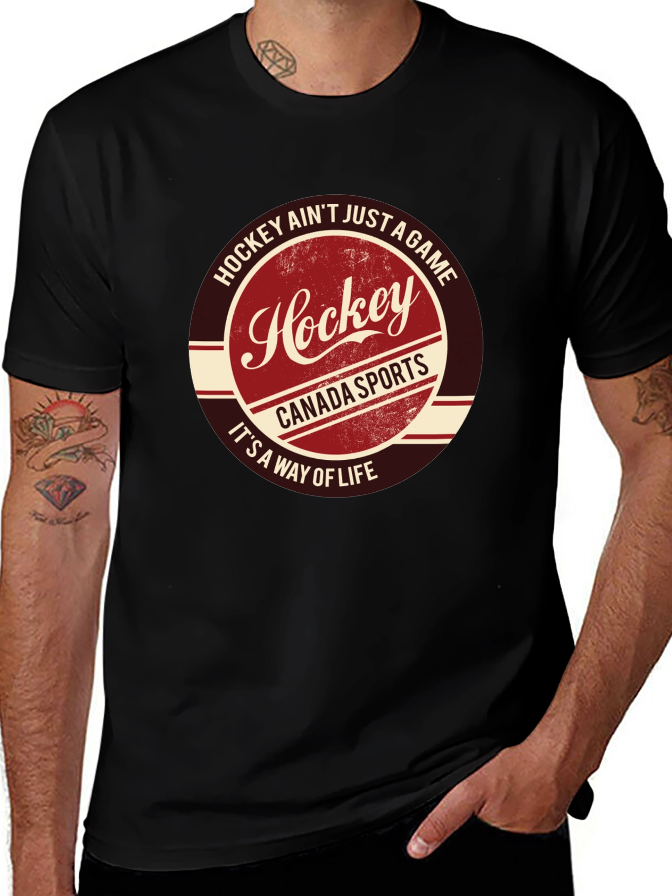 Hockey Lifestyle T-Shirt - Canada Sports Tee