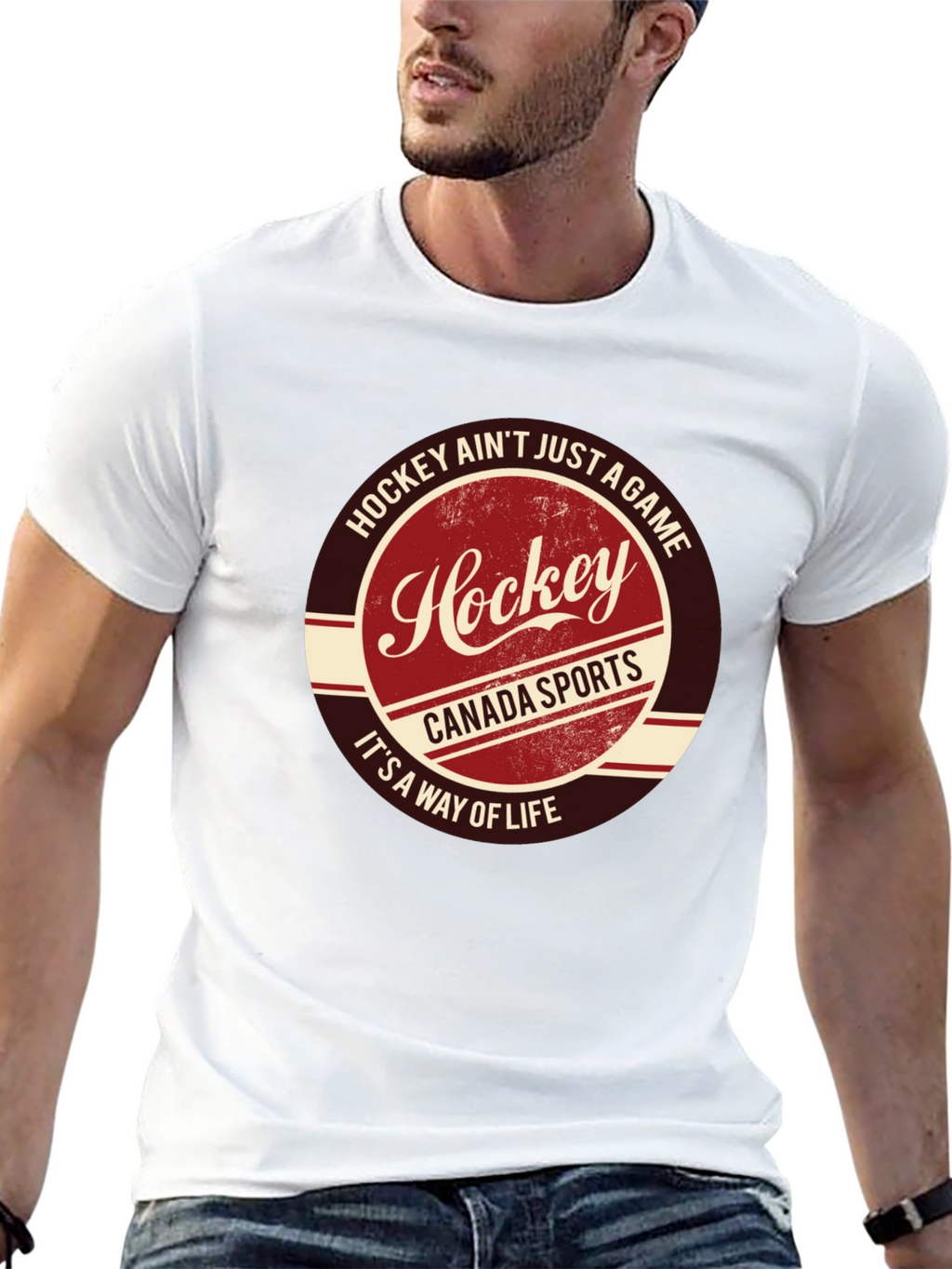Hockey Lifestyle T-Shirt - Canada Sports Tee