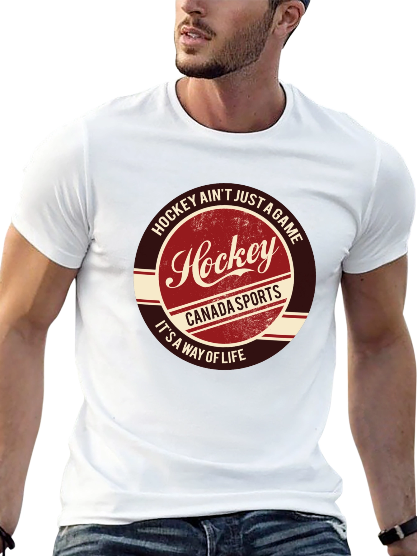 Hockey Lifestyle T-Shirt - Canada Sports Tee