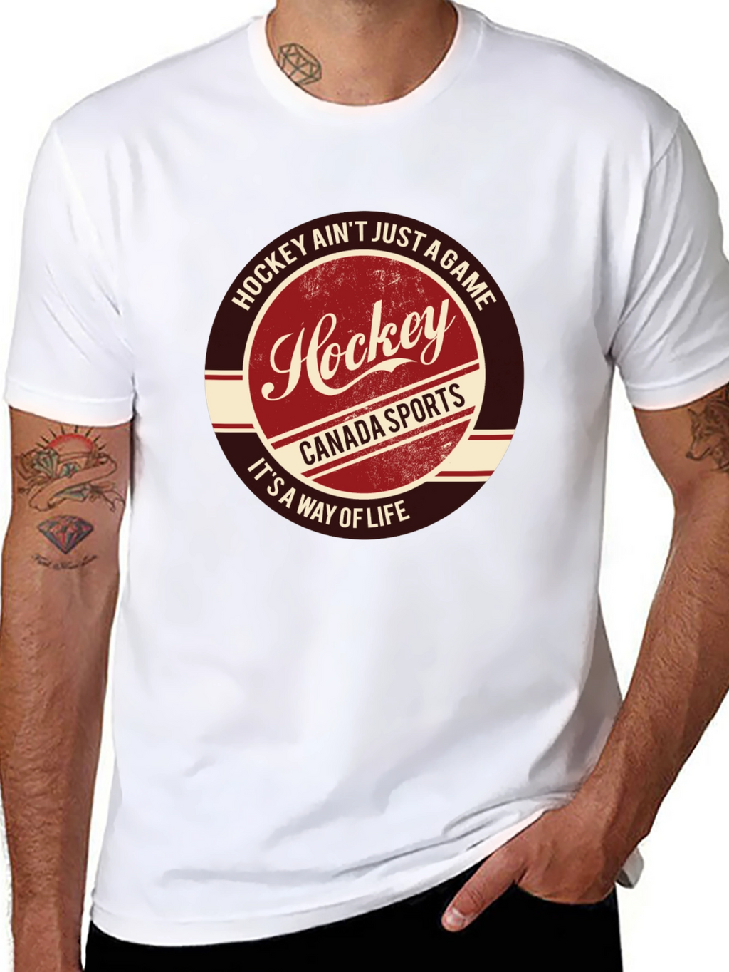 Hockey Lifestyle T-Shirt - Canada Sports Tee