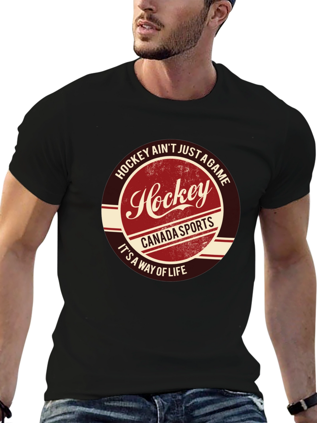 Hockey Lifestyle T-Shirt - Canada Sports Tee
