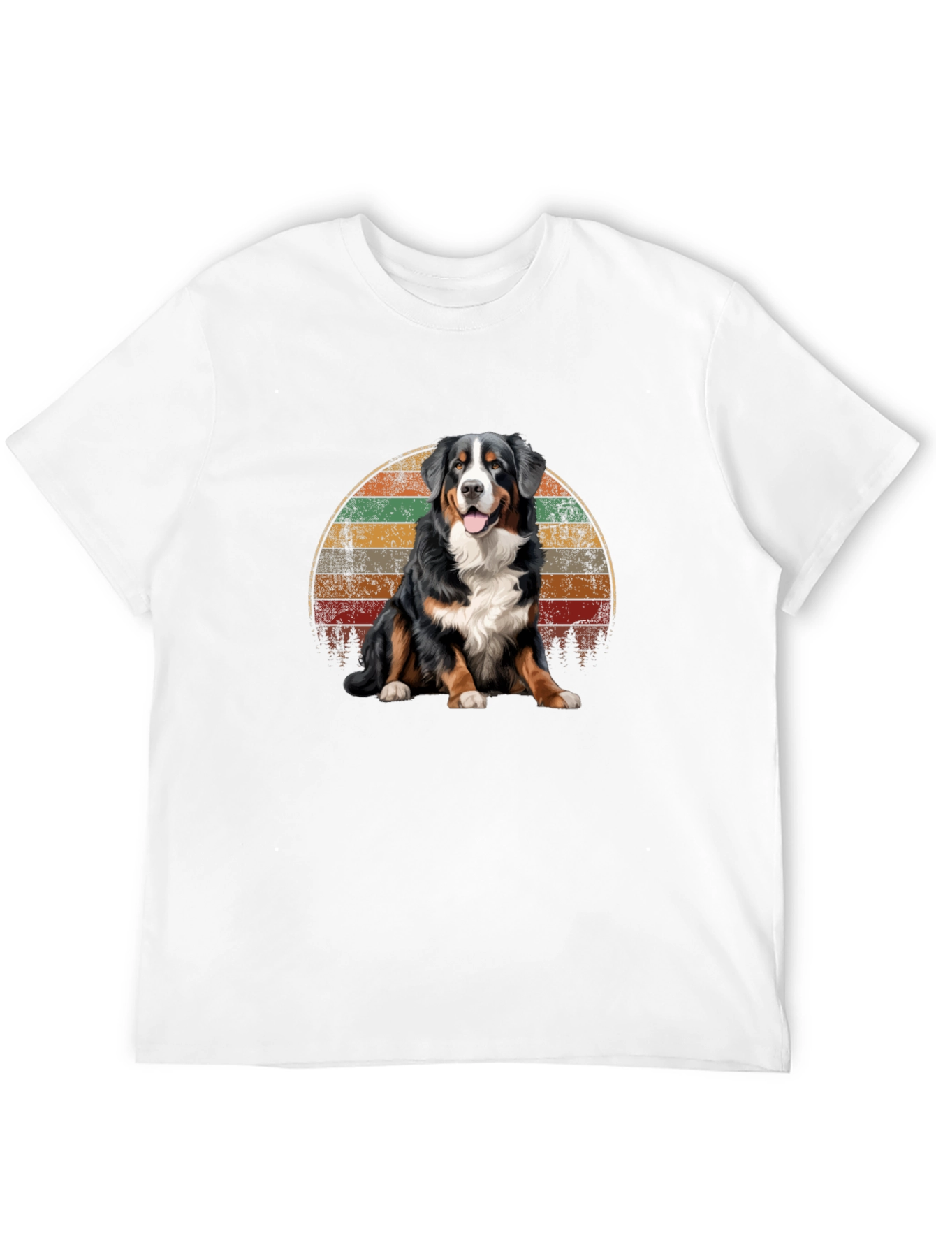 Bernese Mountain Dog Sunset T-Shirt