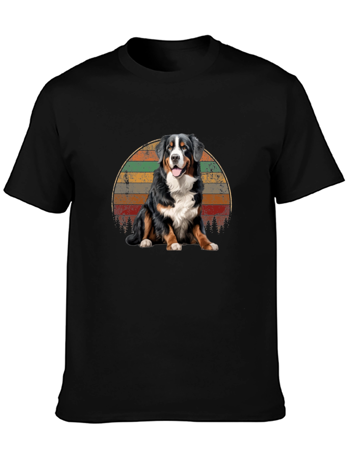 Bernese Mountain Dog Sunset T-Shirt