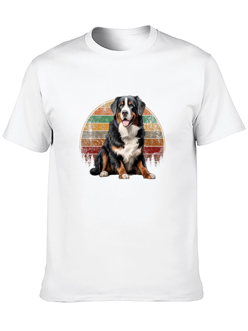 Bernese Mountain Dog Sunset T-Shirt