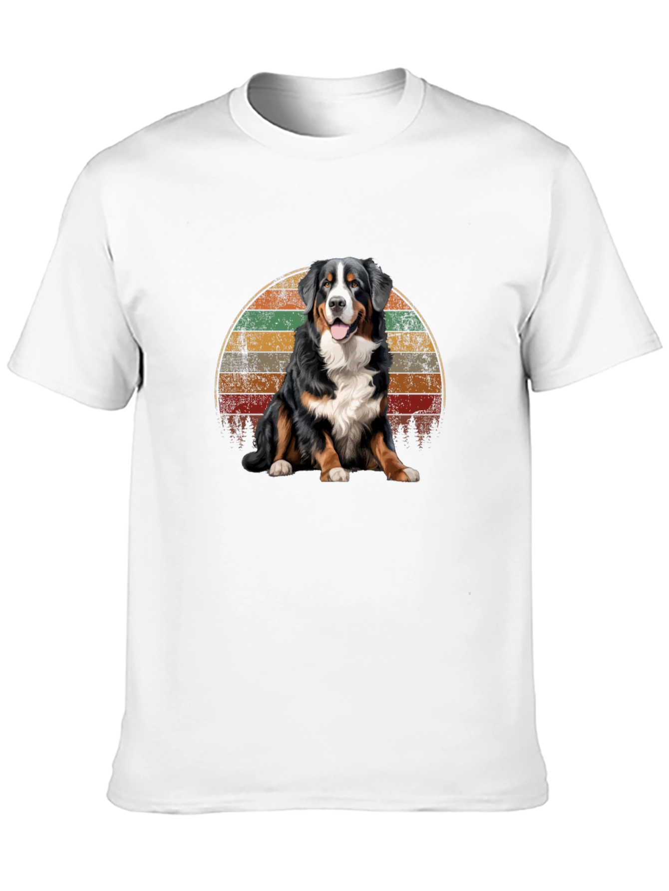 Bernese Mountain Dog Sunset T-Shirt