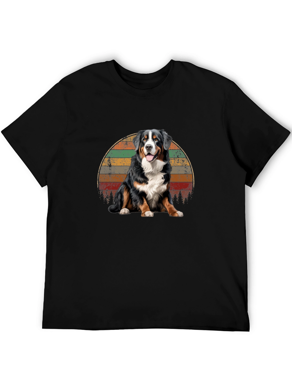 Bernese Mountain Dog Sunset T-Shirt