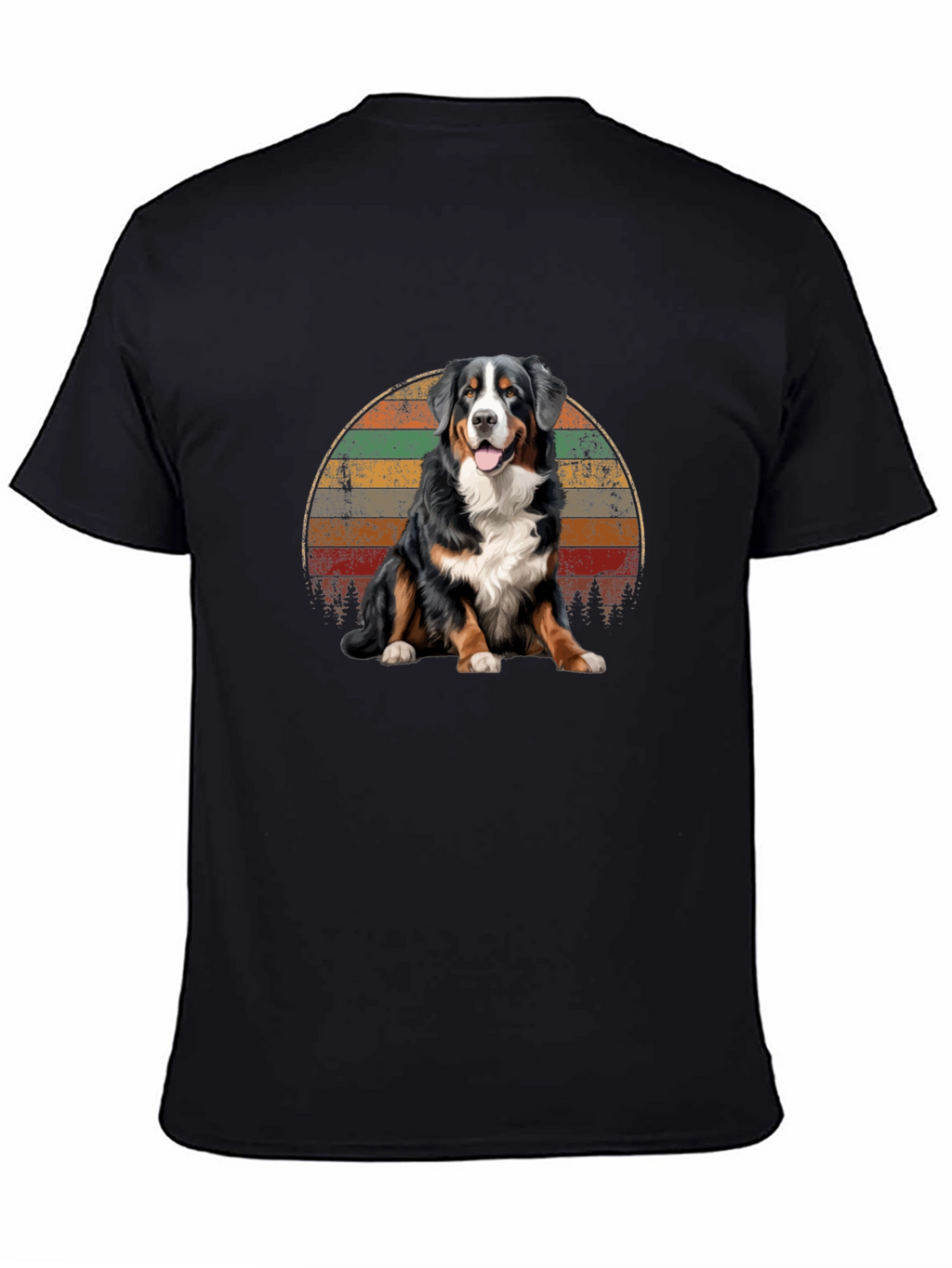 Bernese Mountain Dog Sunset T-Shirt