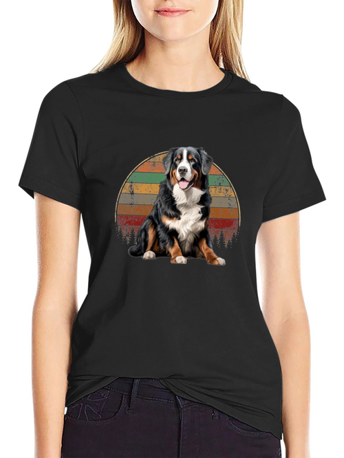 Bernese Mountain Dog Sunset T-Shirt